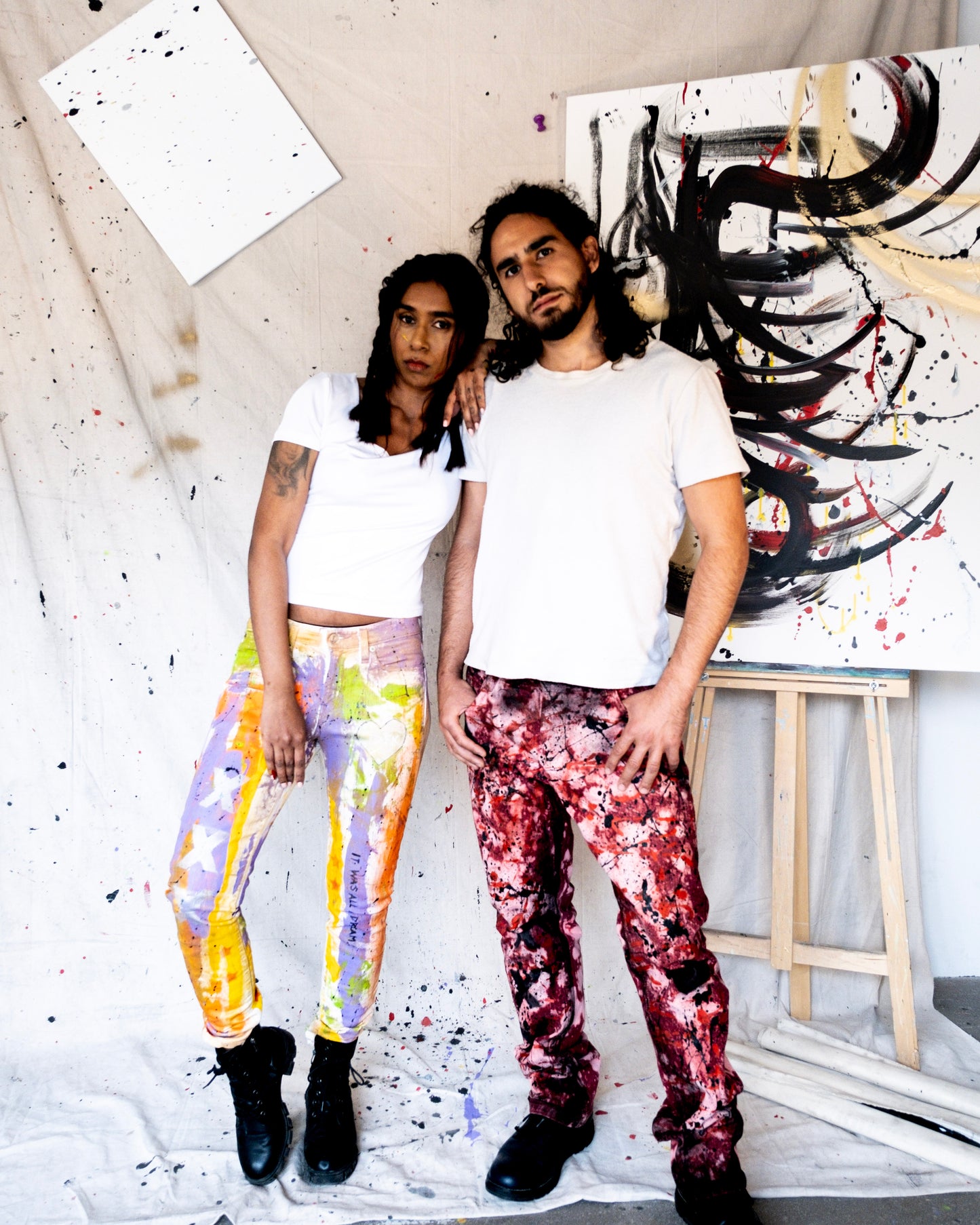Triple-Ex Red Heart Jeans