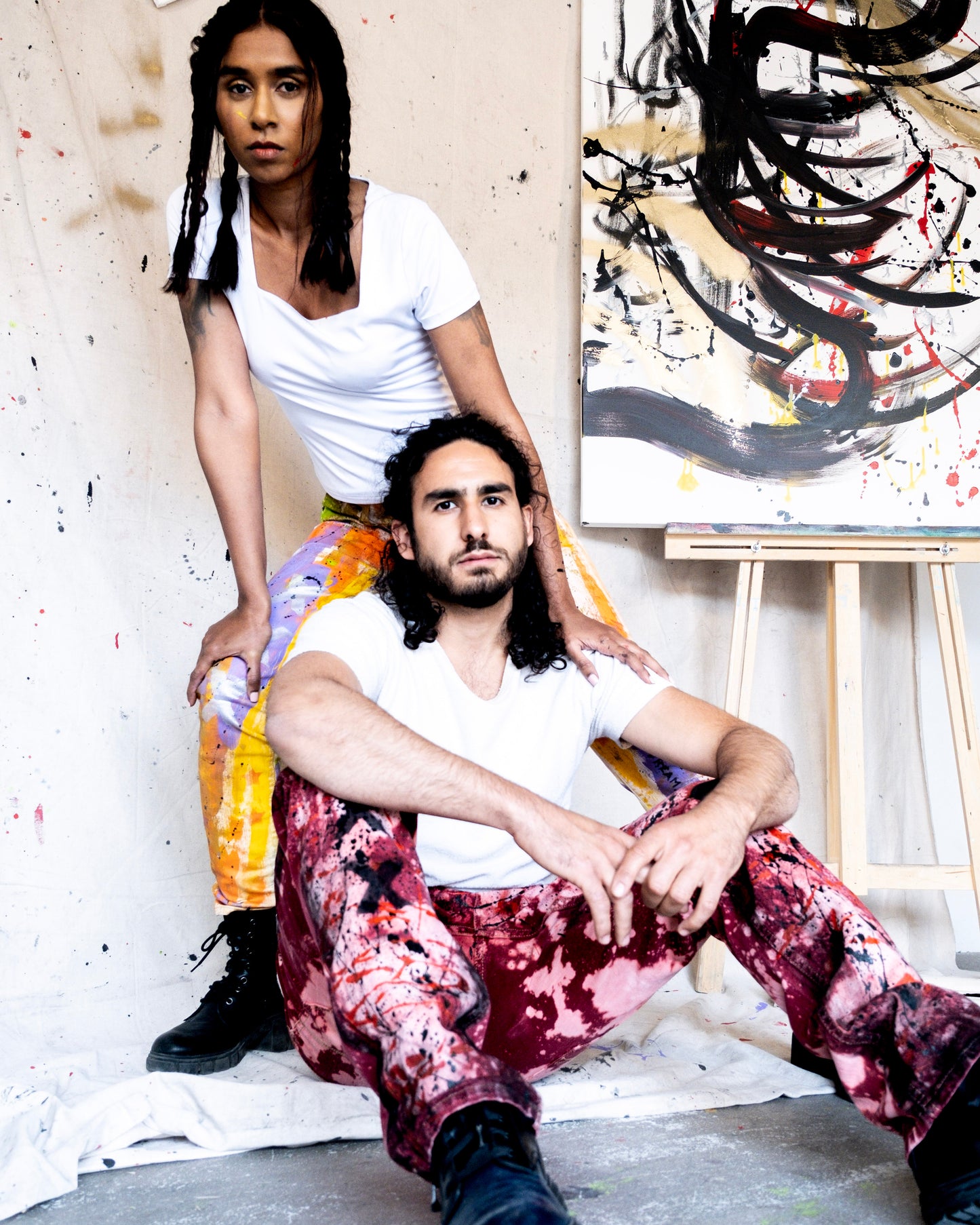 Triple-Ex Red Heart Jeans