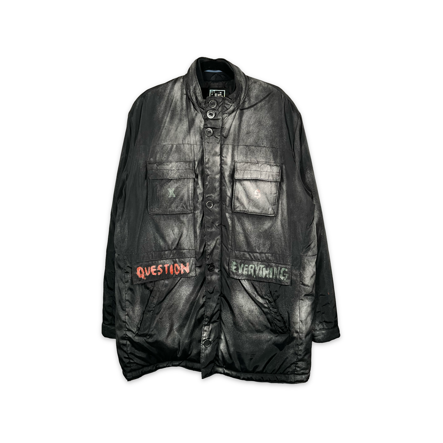 Question Everything Black Coat
