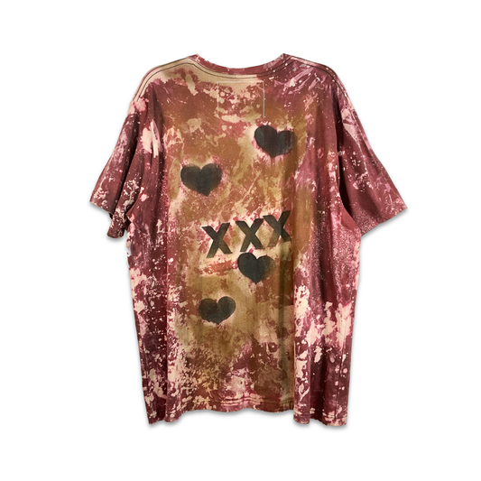 Blank Face Bleached Tee