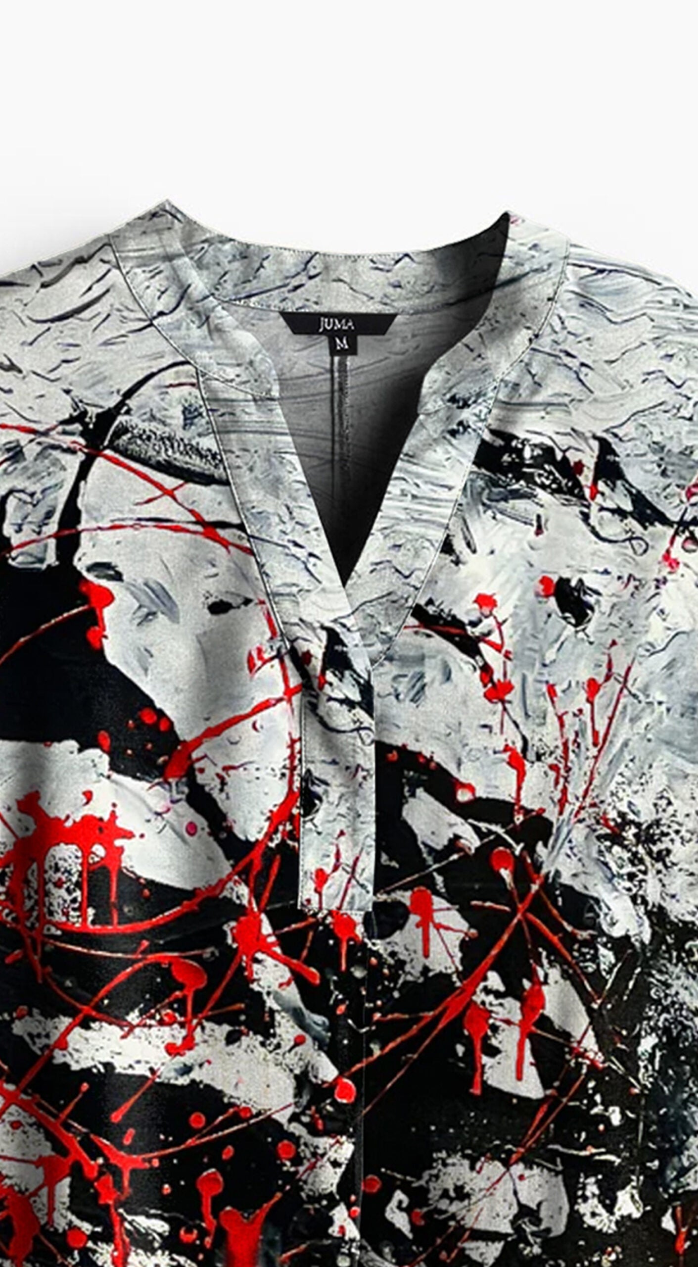 IDFK x JUMA - love u forever V-neck Shirt Dress (Light)