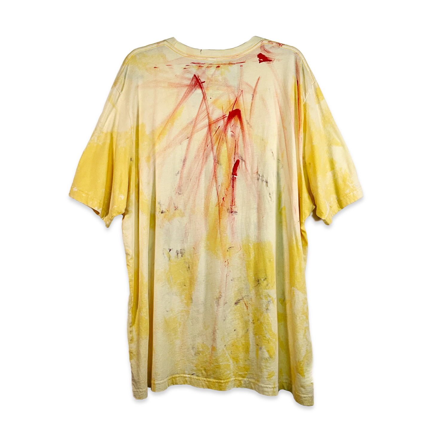 Splashed Red Mark Tee