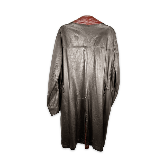 Re-Worked Vintage Leather Trench Coat