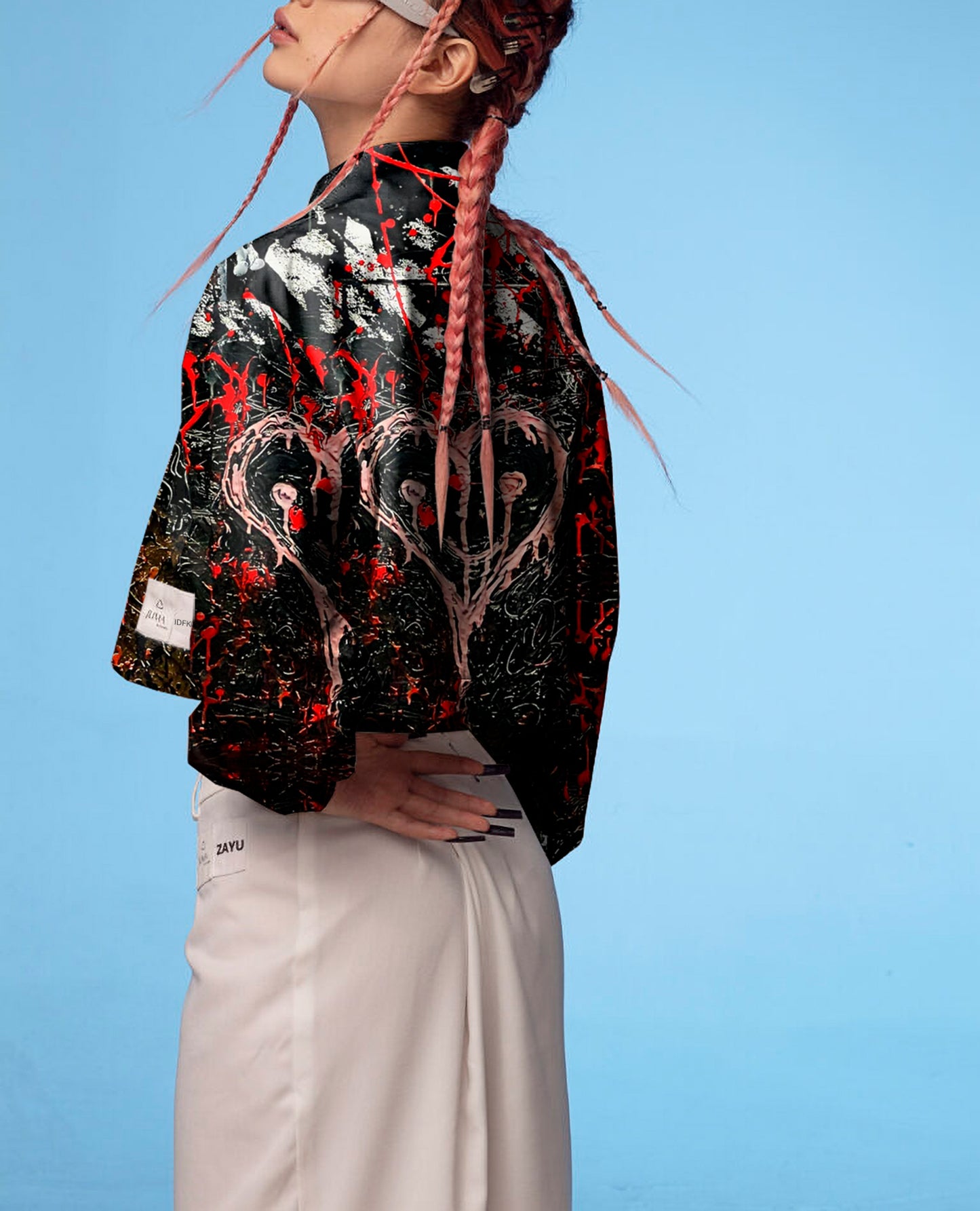 IDFK x Juma - love u forever Short Jacket