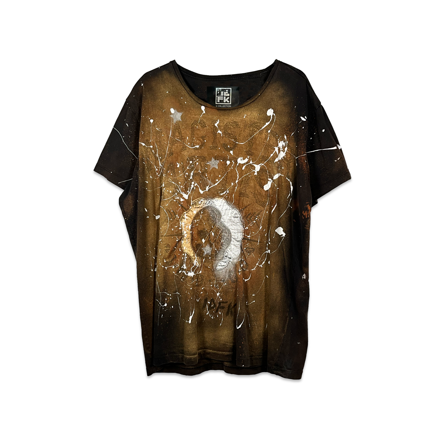 Silver Splatter Tee
