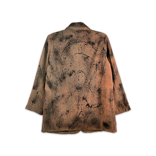 IDFK Splashed Brown Corduroy Coat