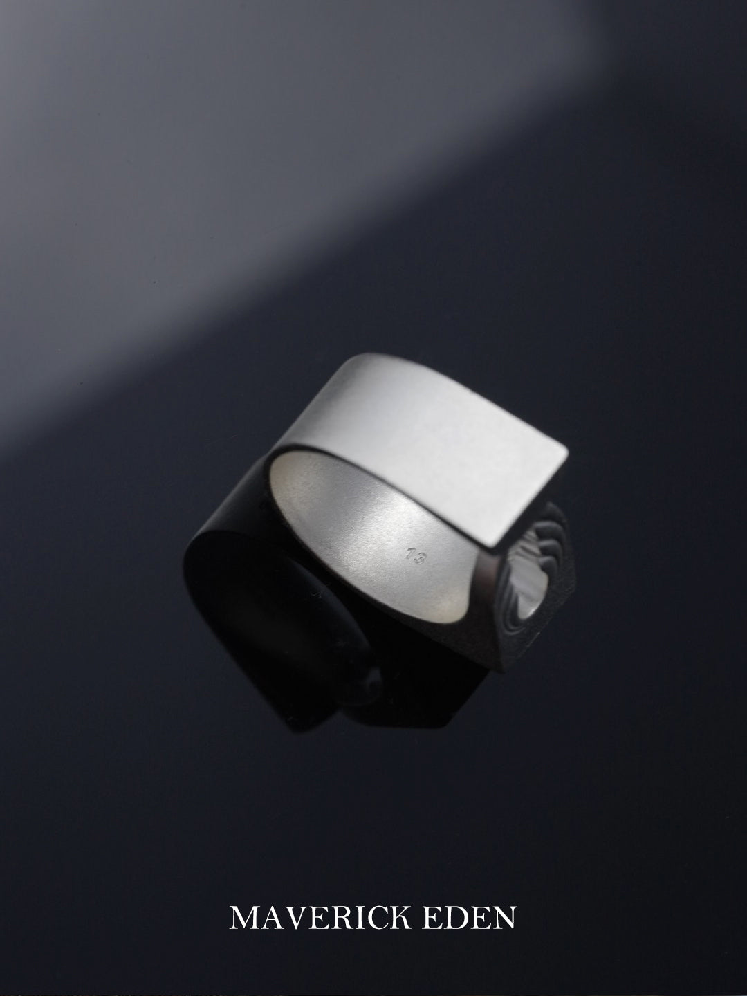 Silver Geometric Blossom