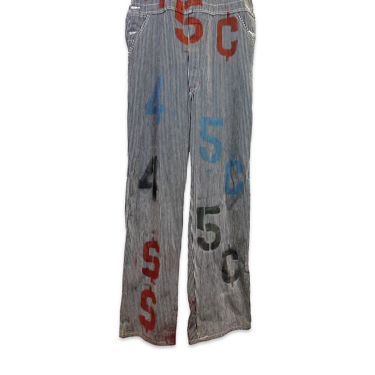 Striped Social Anti Overall