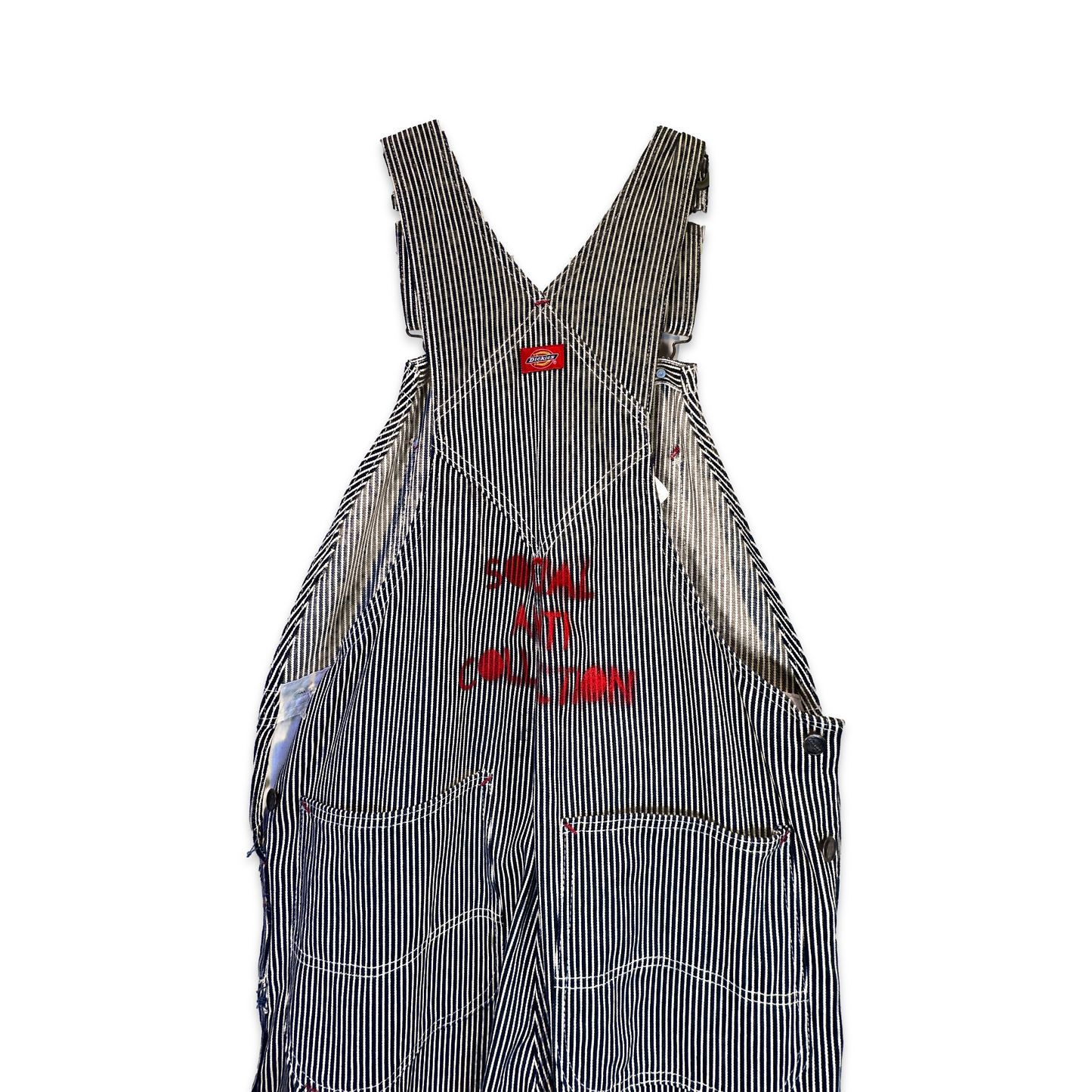 Striped Social Anti Overall