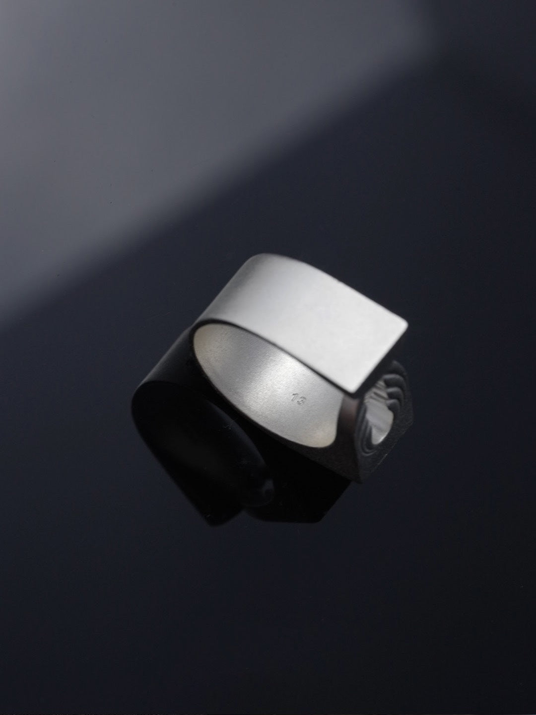 Silver Geometric Blossom