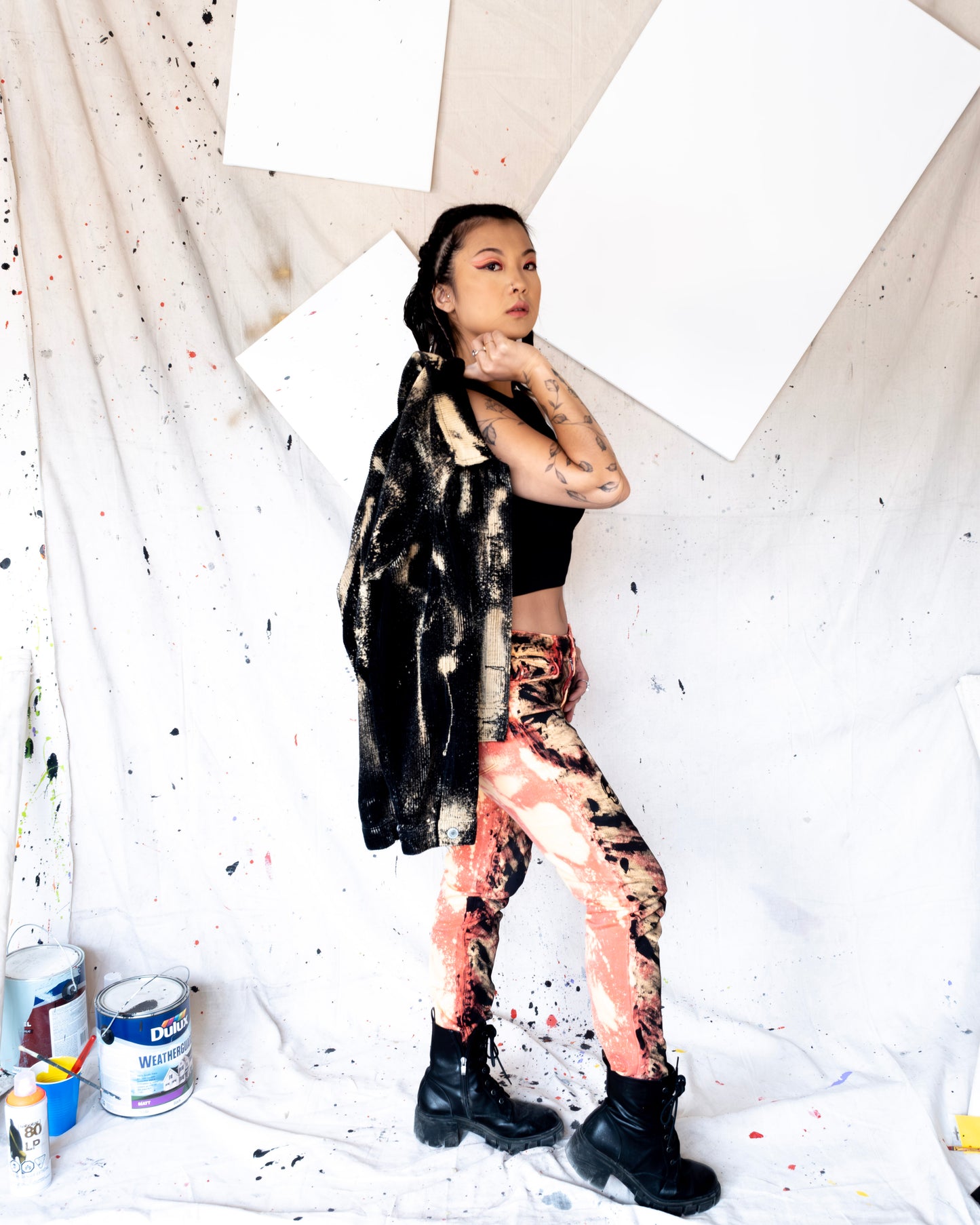 Artistic Stroke Art Jeans