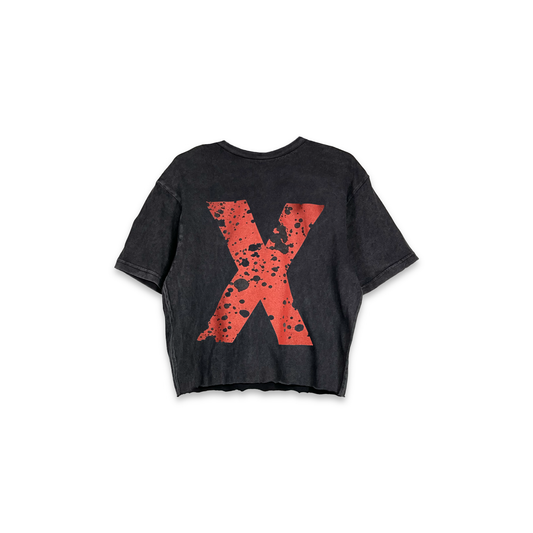 IDFK Logo Essential Black Crop Tee