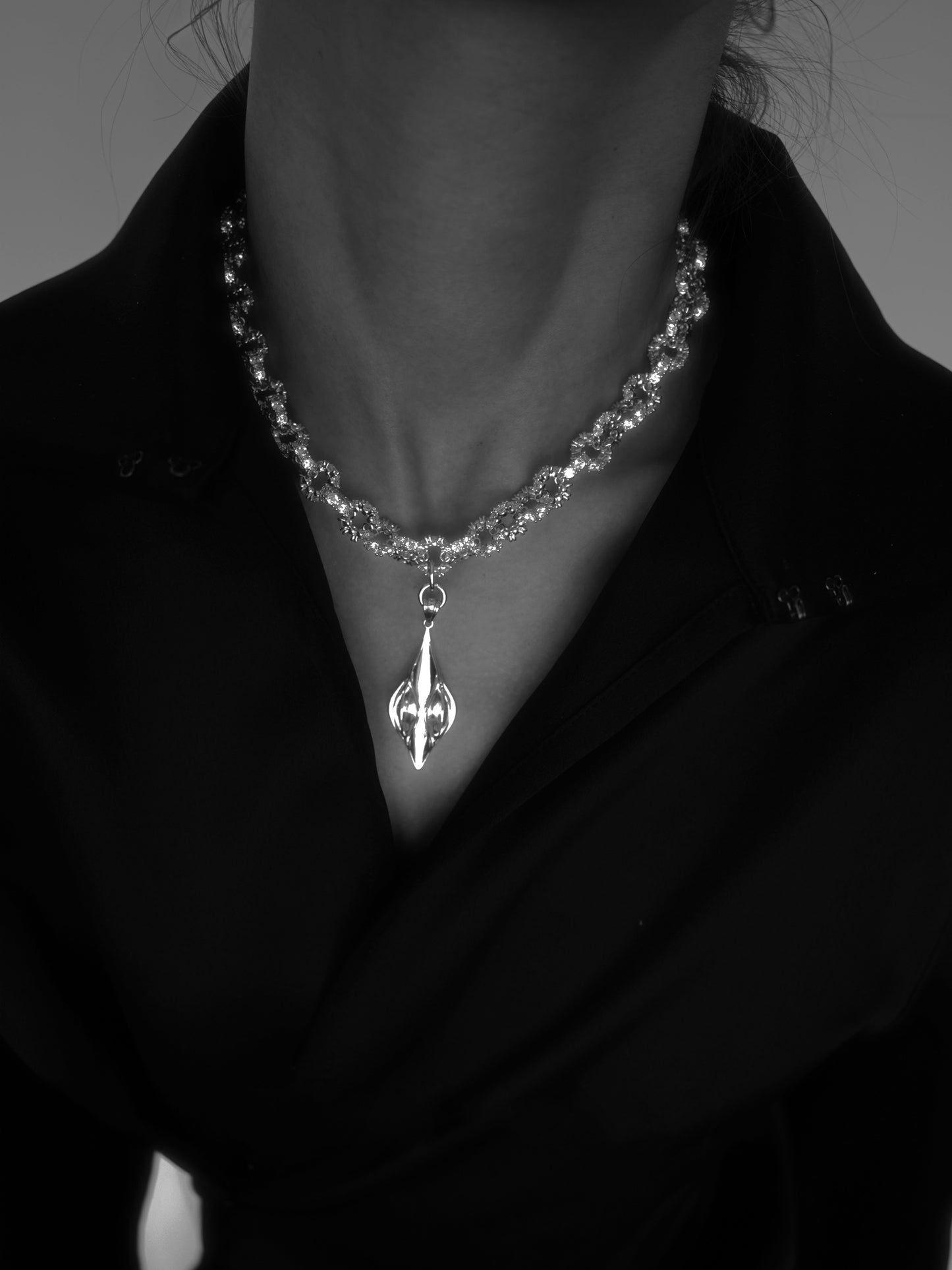 Cascading Leaf Necklace