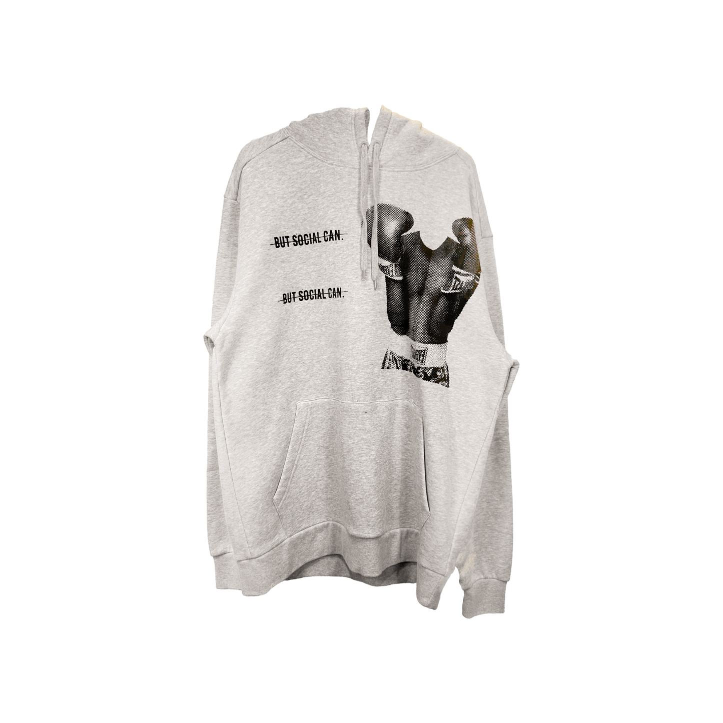 Grey Graphic Hoodie
