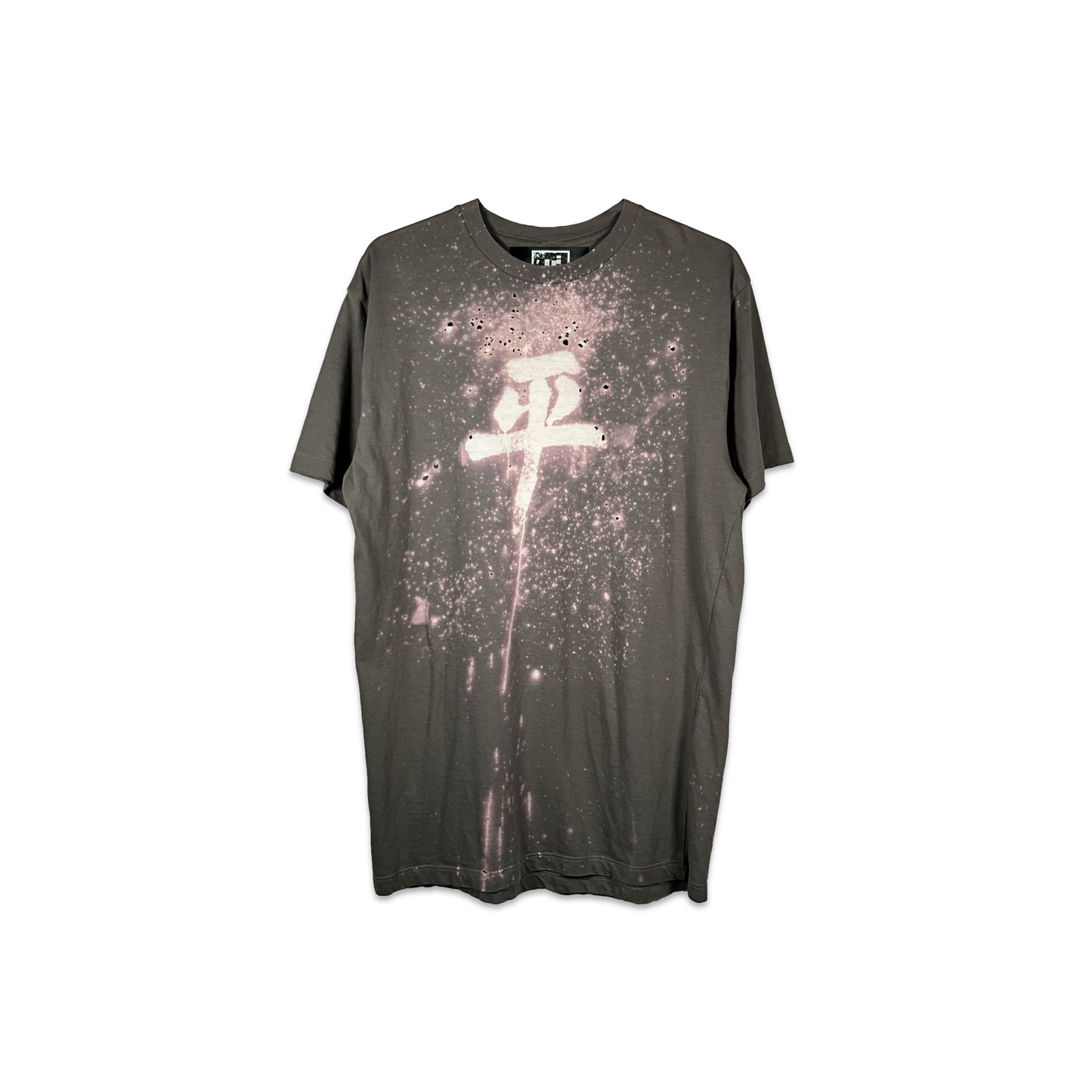 Mandarin Splash Splashed Grey Tee