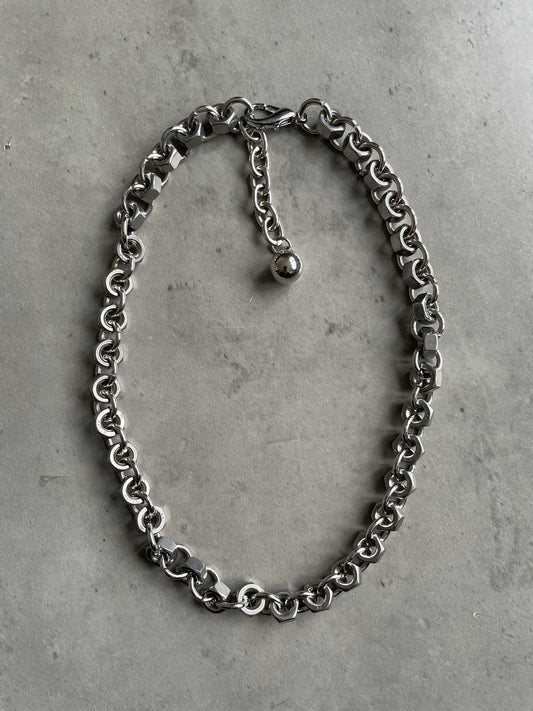 Nuts About You Stainless Steel Necklace