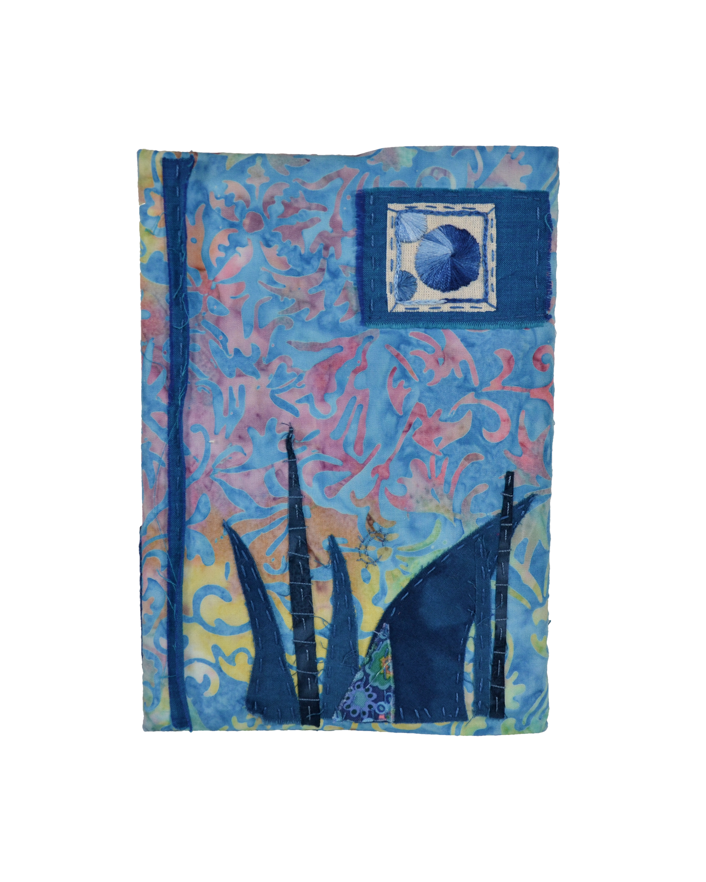 Blue Green Hair Diary Cover