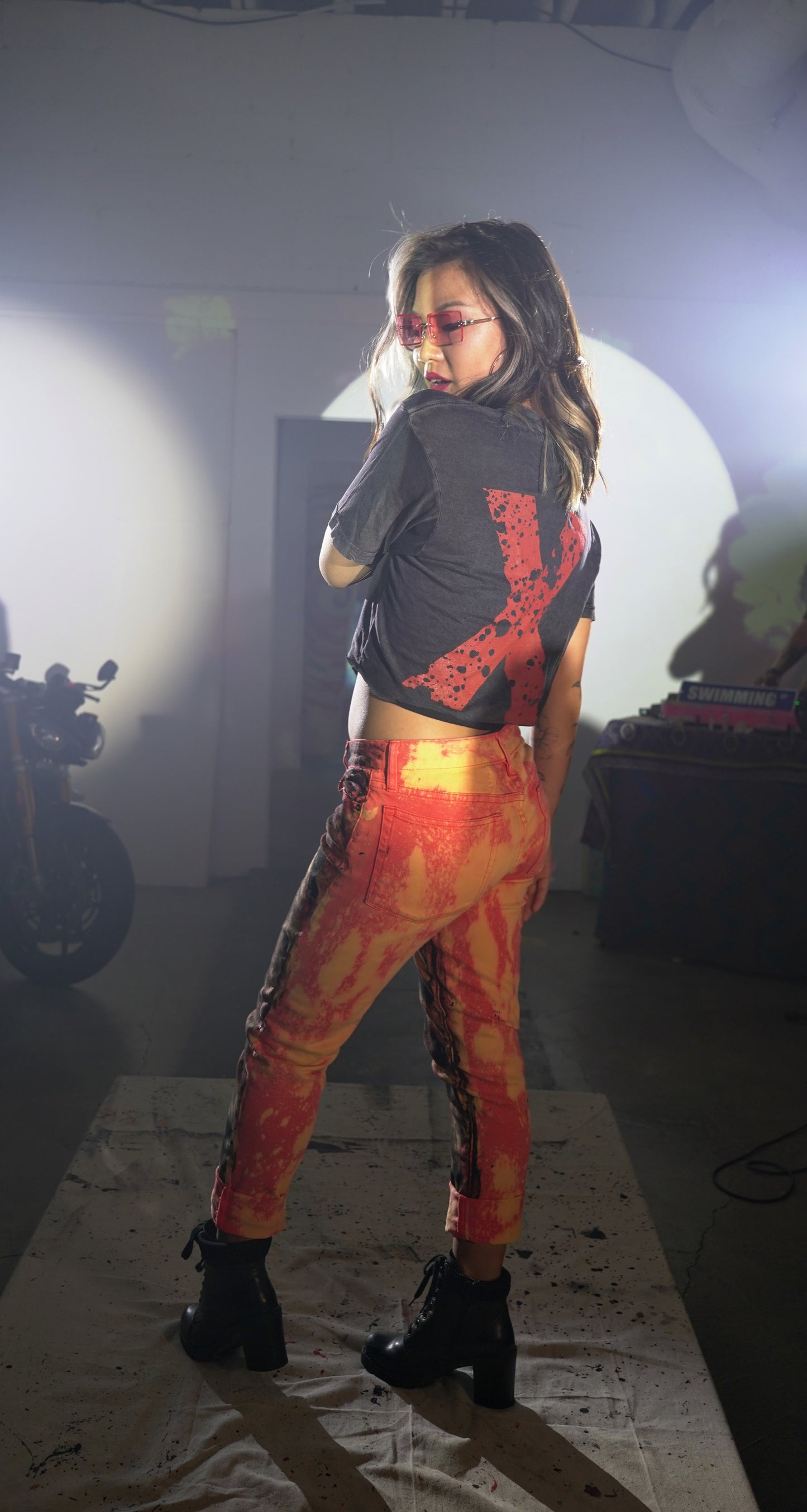 Artistic Stroke Art Jeans