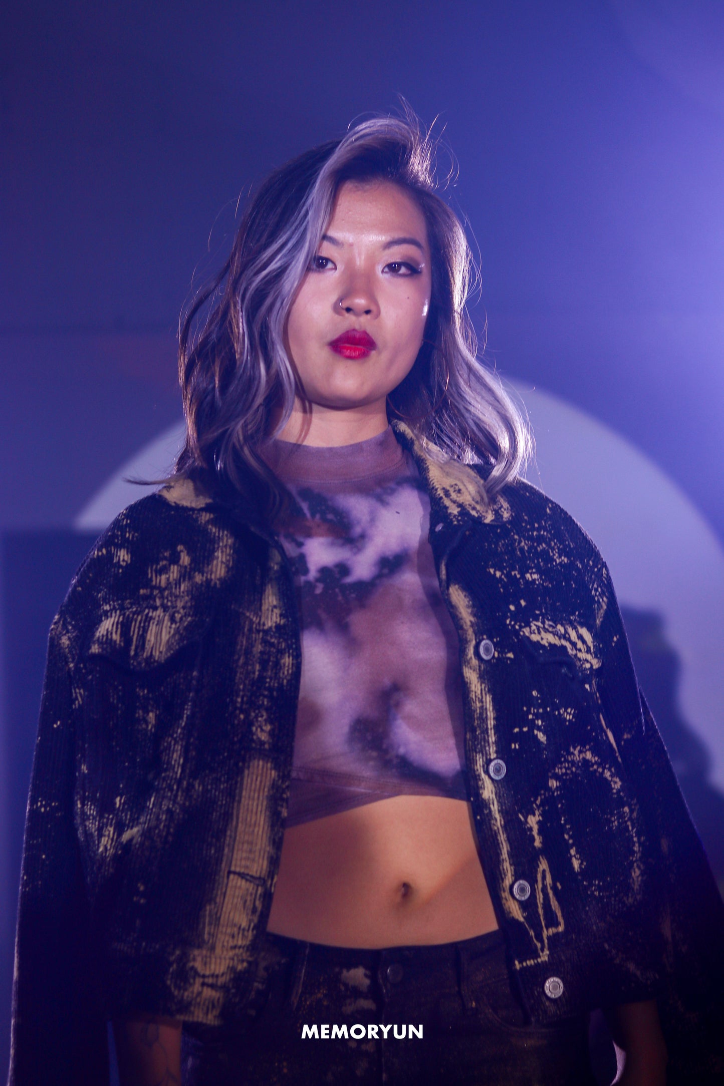 Bleached Black Corduroy Jacket