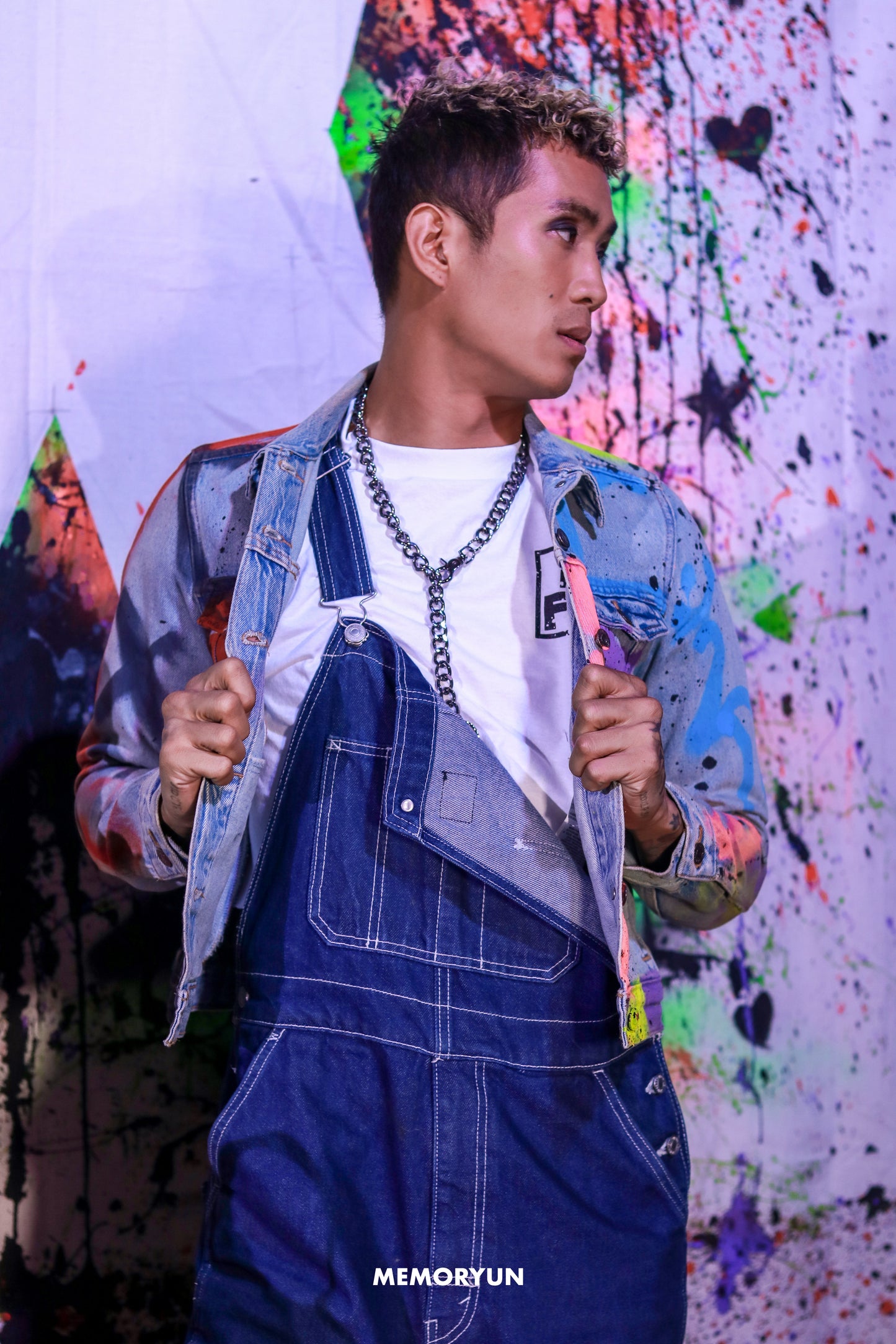 Colourful CoLab Jean Jacket