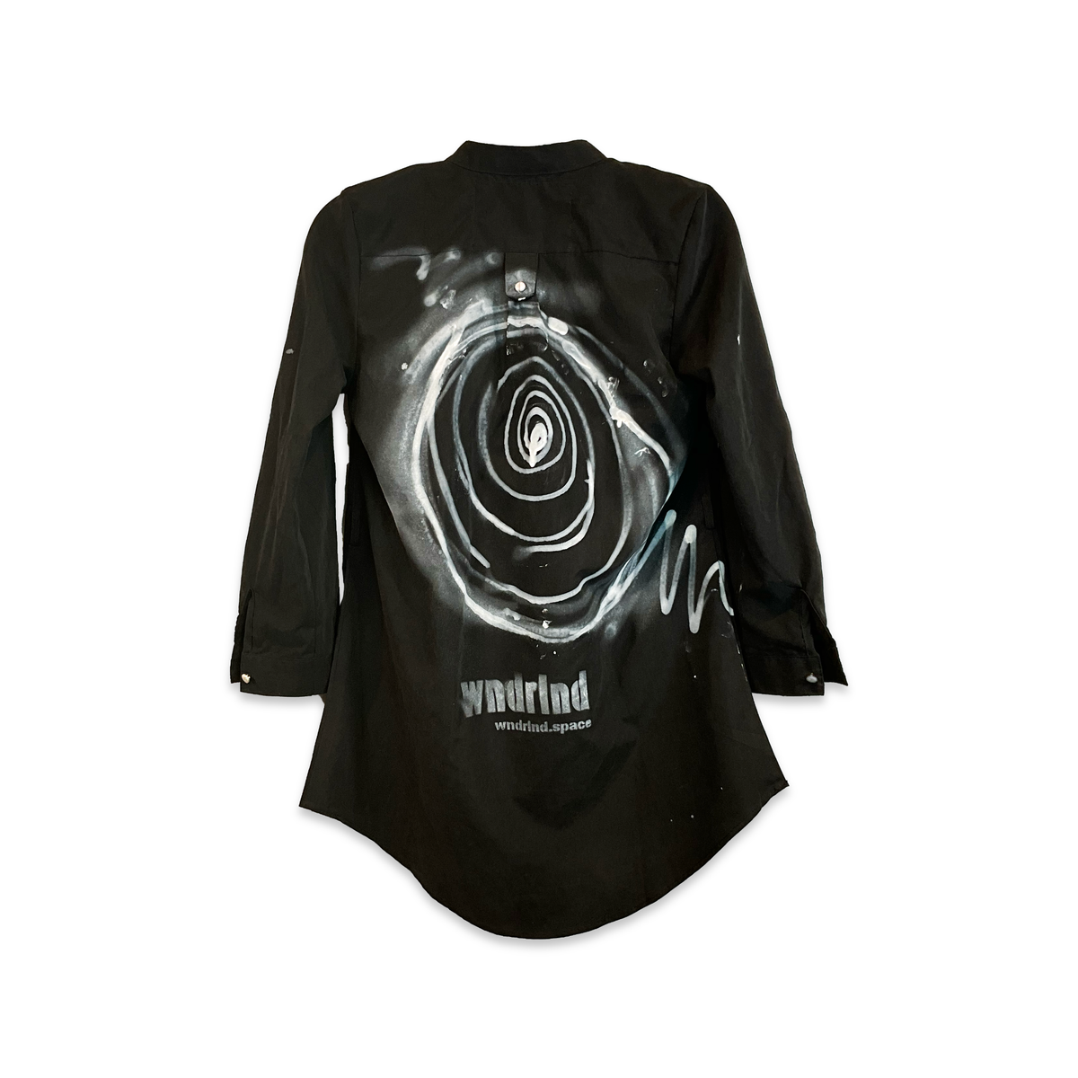 WNDRLND Black Shirt Dress