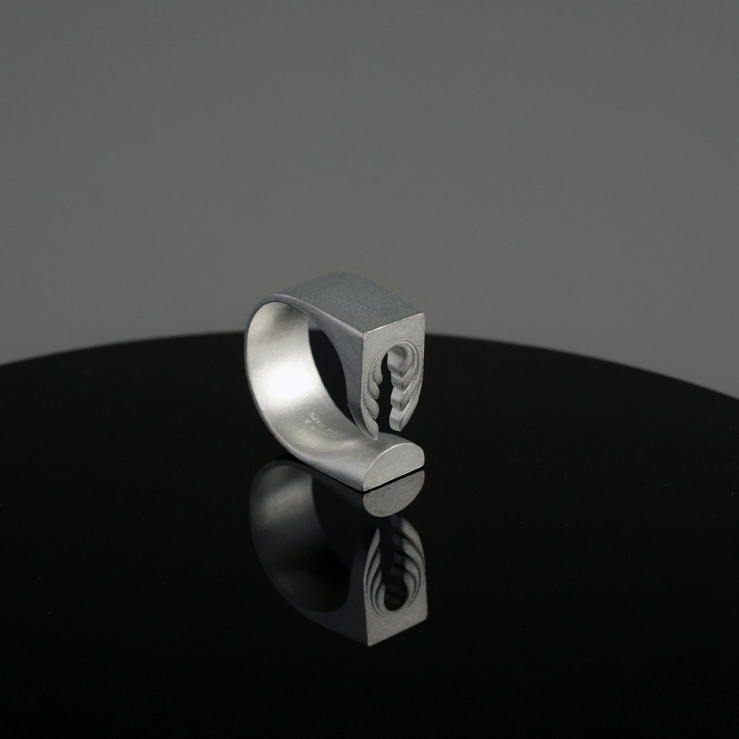Silver Geometric Blossom