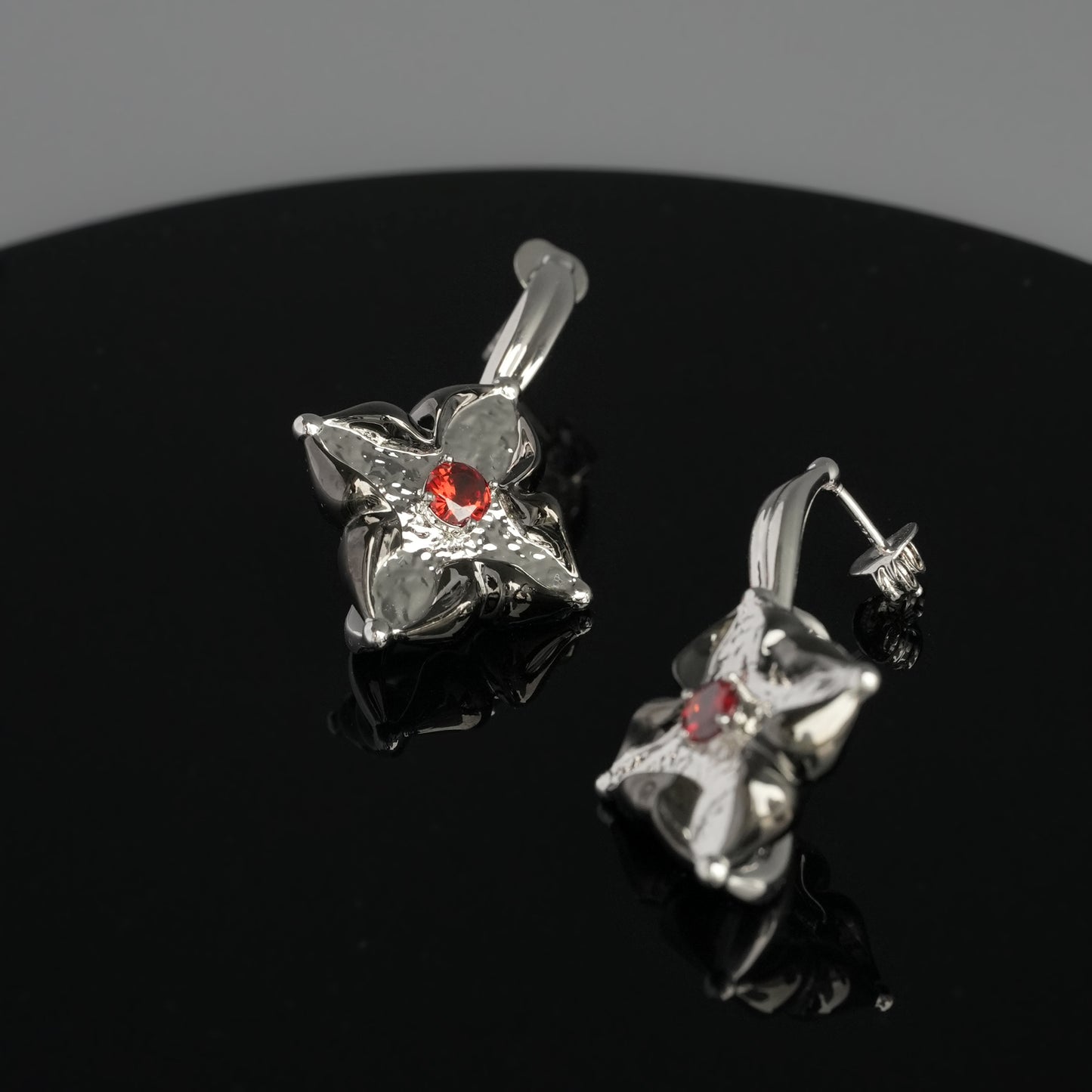 Crossflower Dangle Earrings