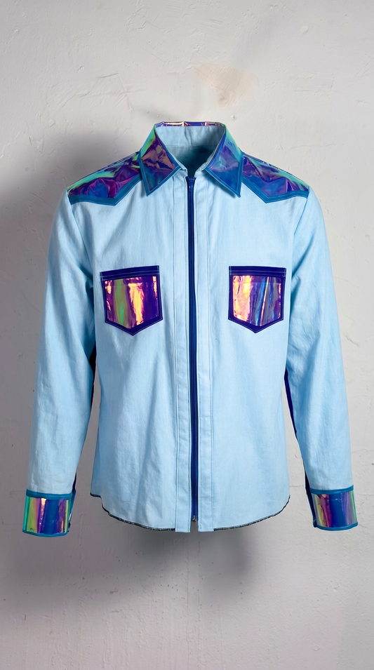 Long Sleeve Holographic Space Cowboy UBU Shirt