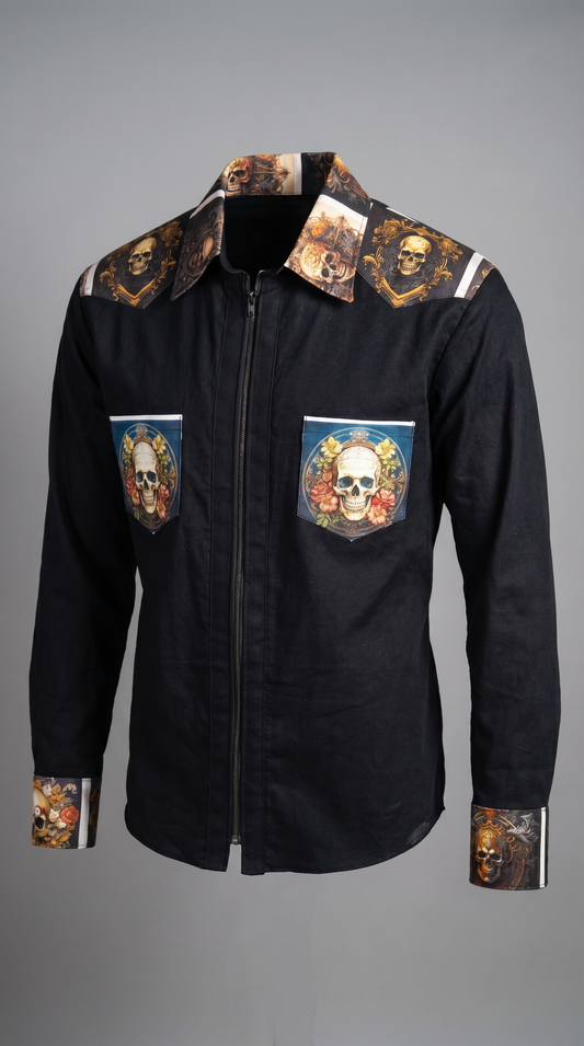Long Sleeve Skull UBU Shirt
