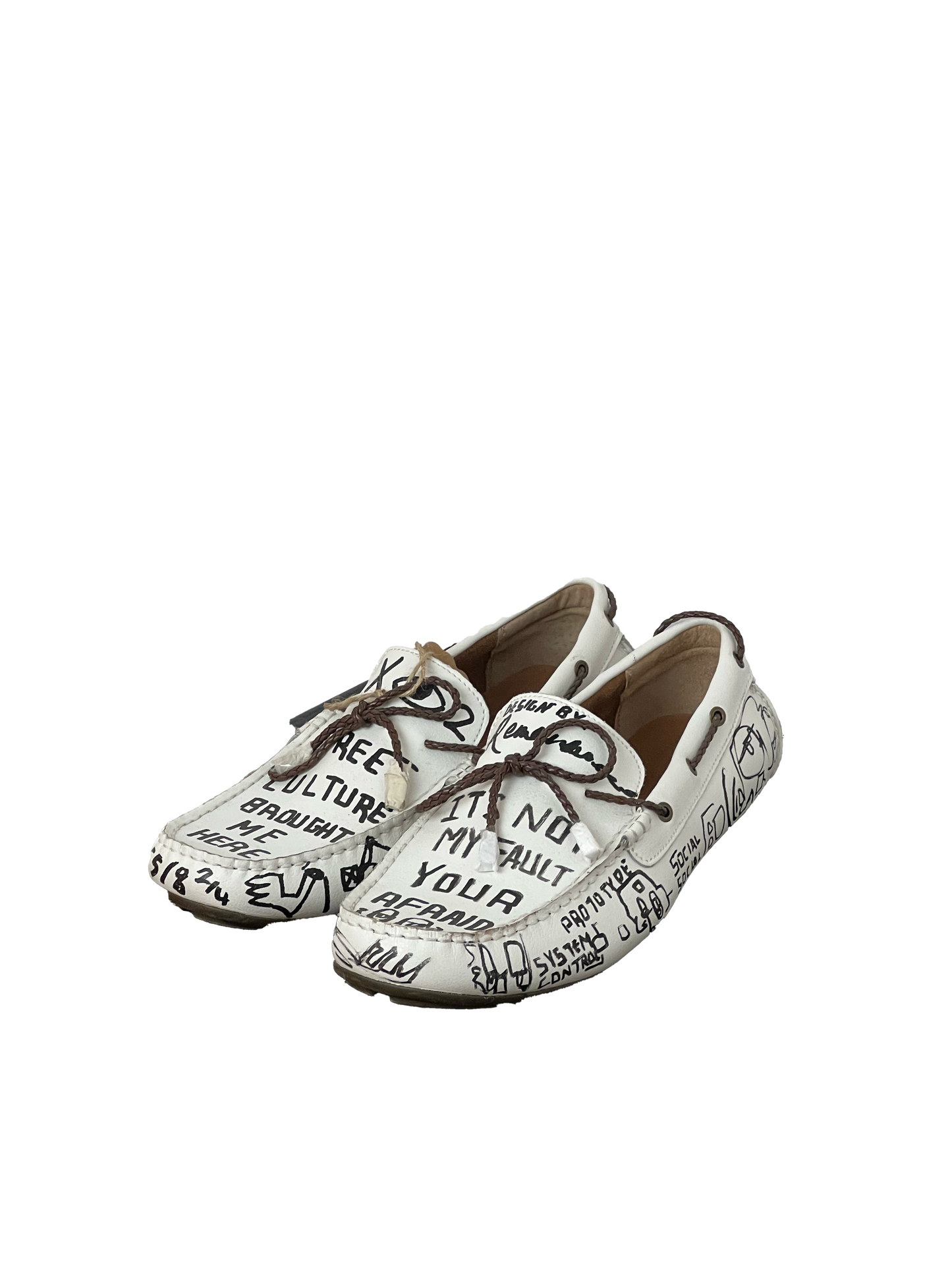 Street Culture White Slip-On Shoes