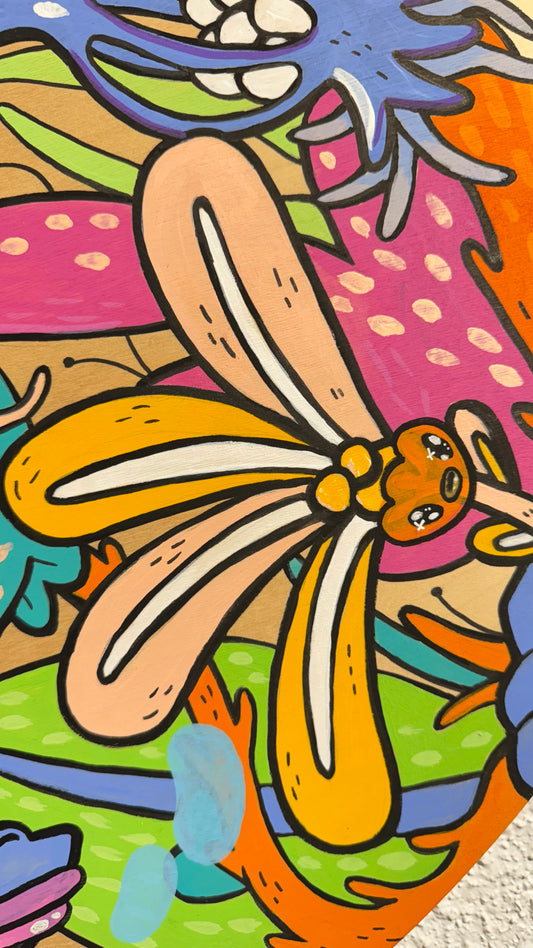 Untitled Round Painting