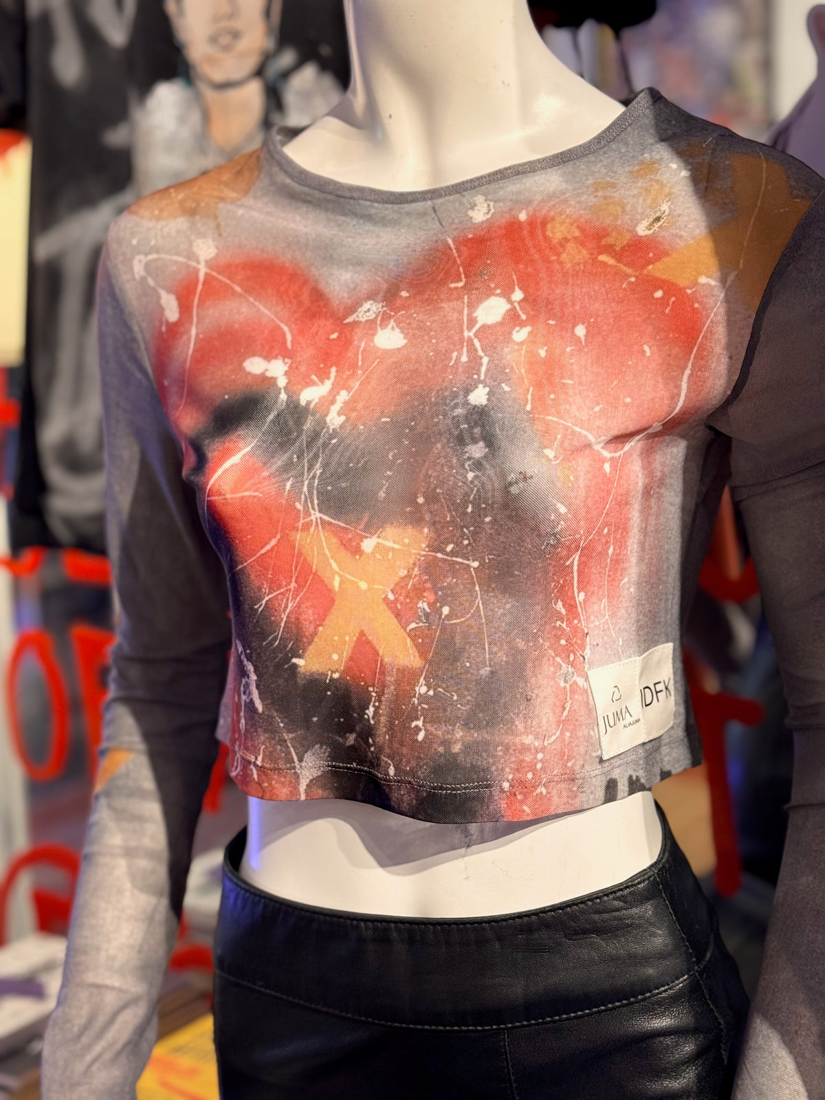 IDFK Transparency Mesh Baby-Tee - X