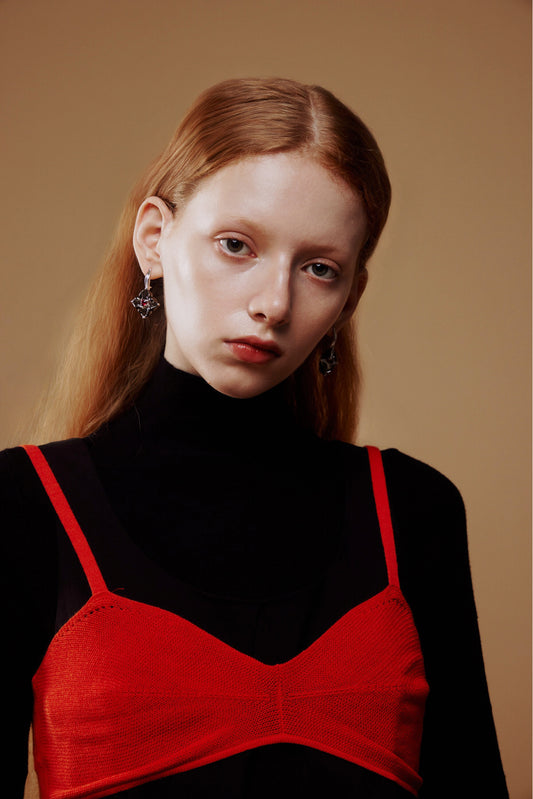 Crossflower Dangle Earrings