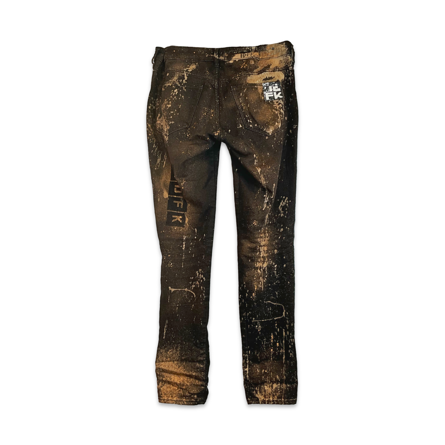 Bleach- Splatter Black Jeans