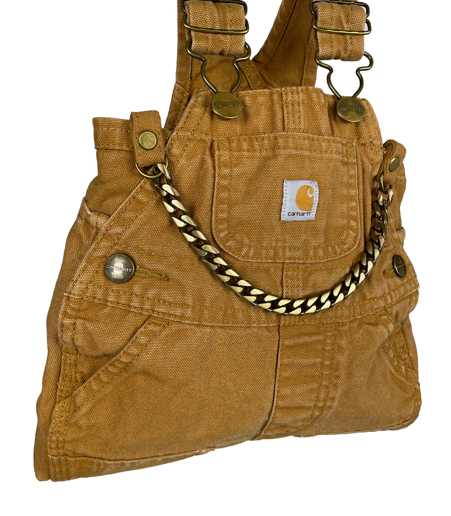 Up-cycled Carhartt Overalls Mini Tote Bag