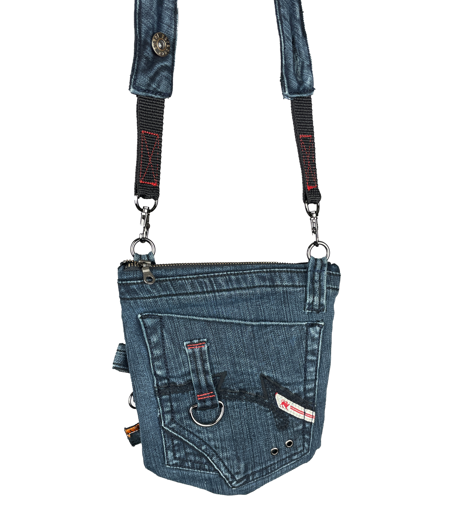 Up-cycled Parasuco Denim Pocket Bag
