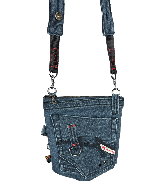 Up-cycled Parasuco Denim Pocket Bag