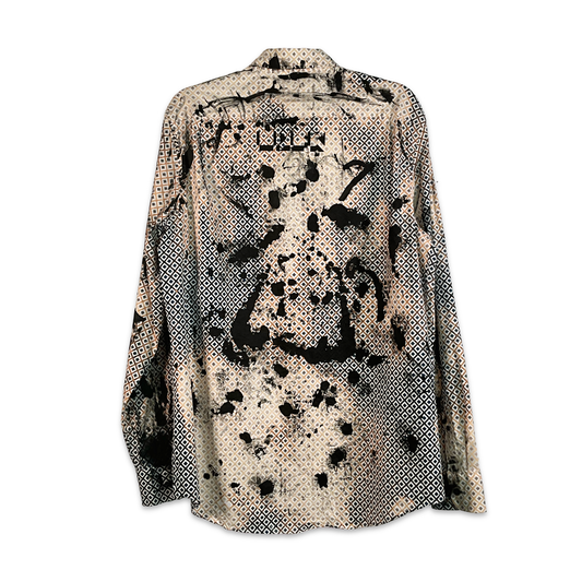 Paint-Dab Checkered Shirt