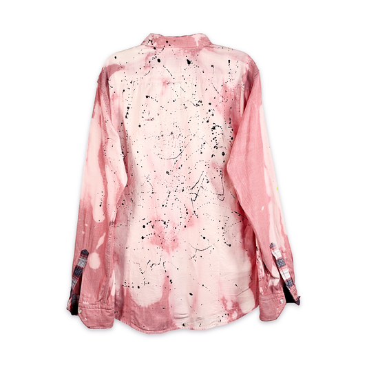 Neon-O-Pink Striped Shirt