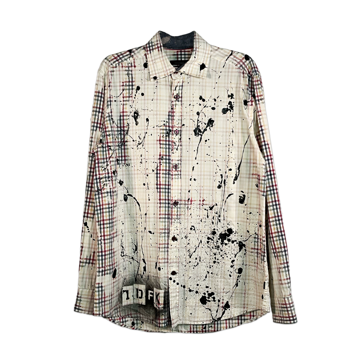 Bleach Faded Checkered Shirt