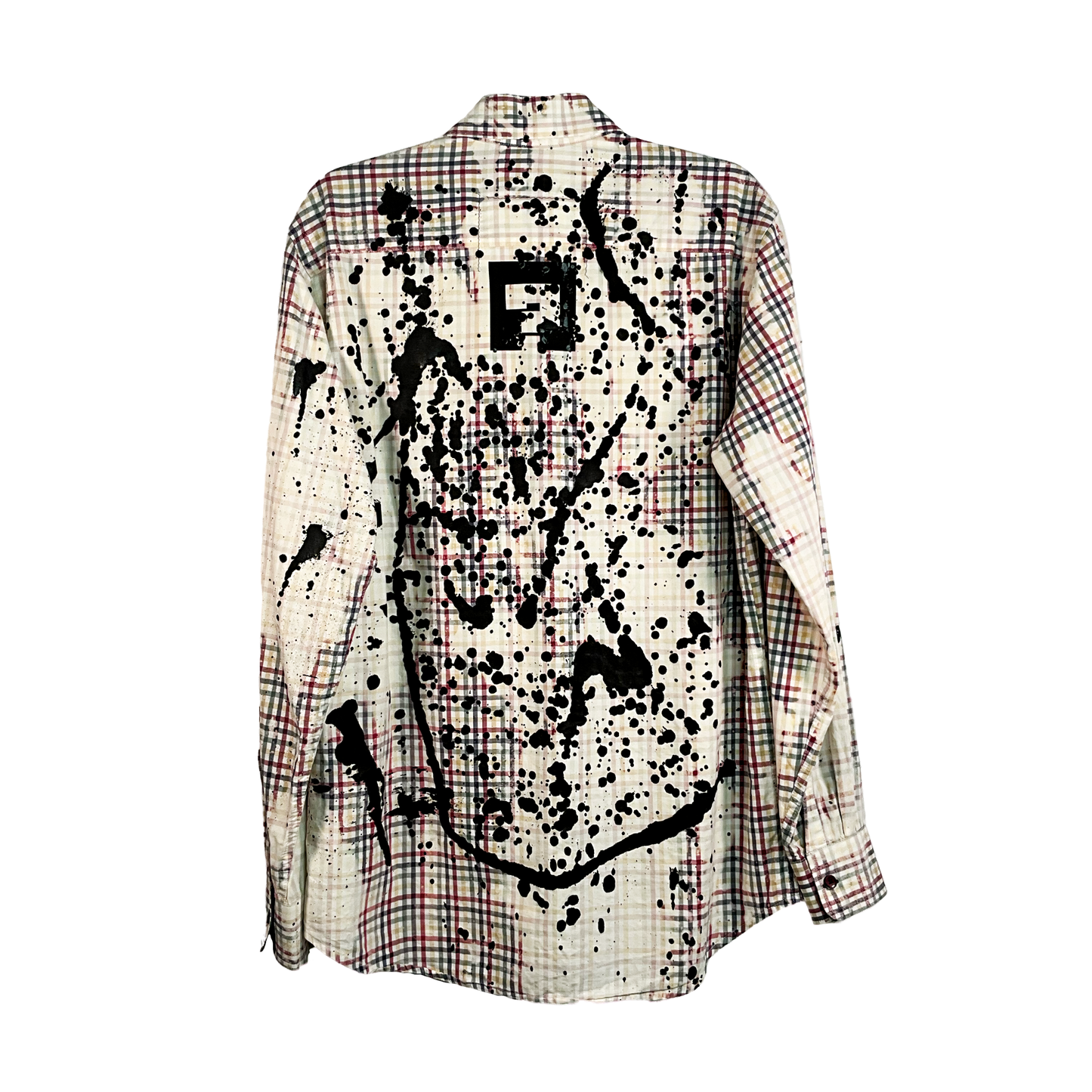 Bleach Faded Checkered Shirt