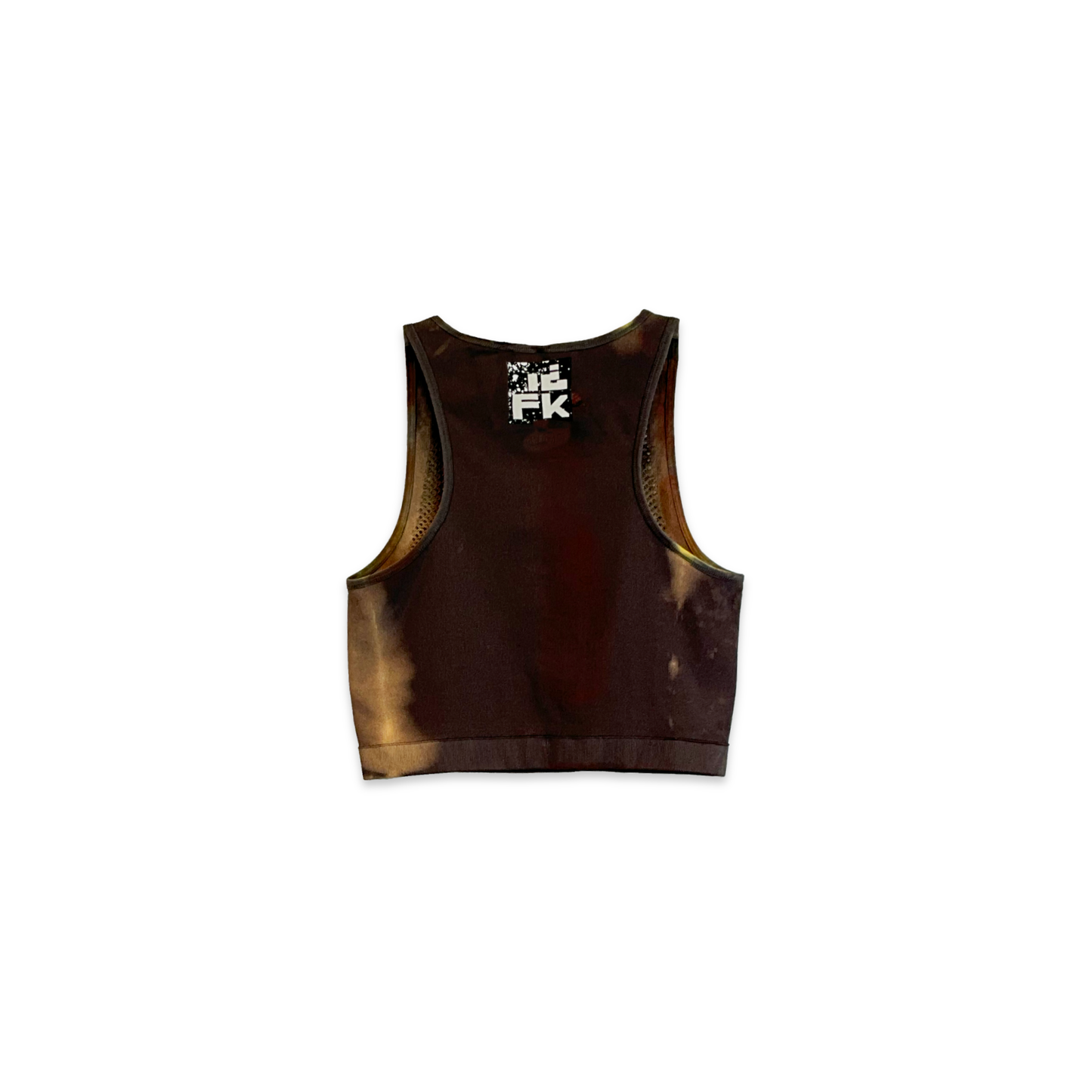 Bleached Patterend Cut-Out Cami