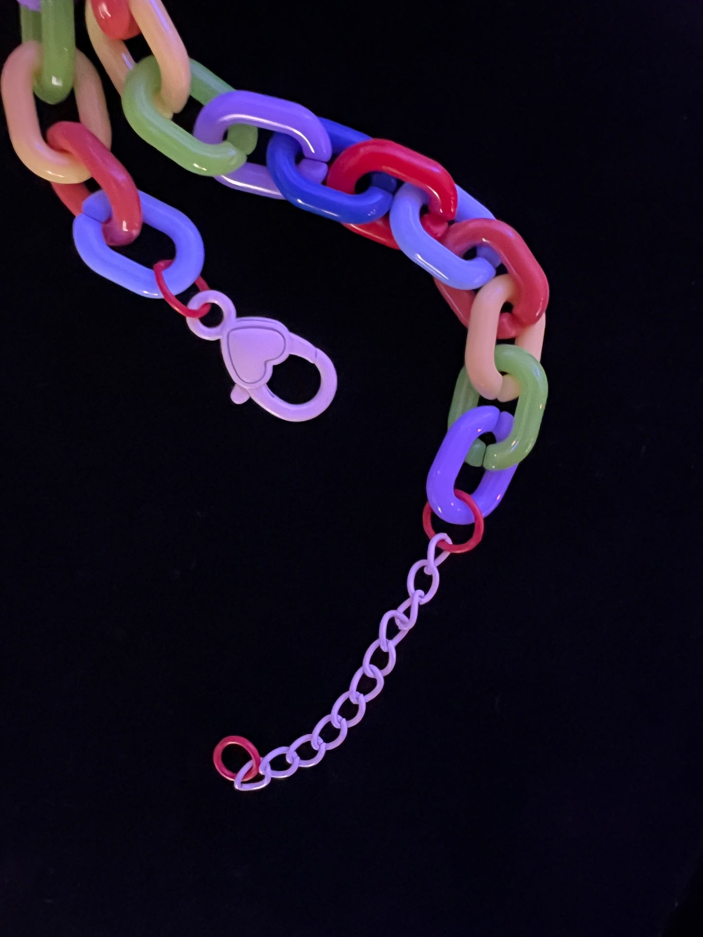 WorryNothing Colorful Mushroom Acrylic Choker