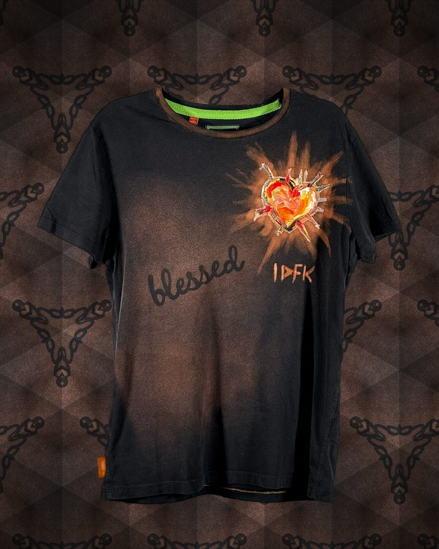 Blessed Heart Black T-Shirt