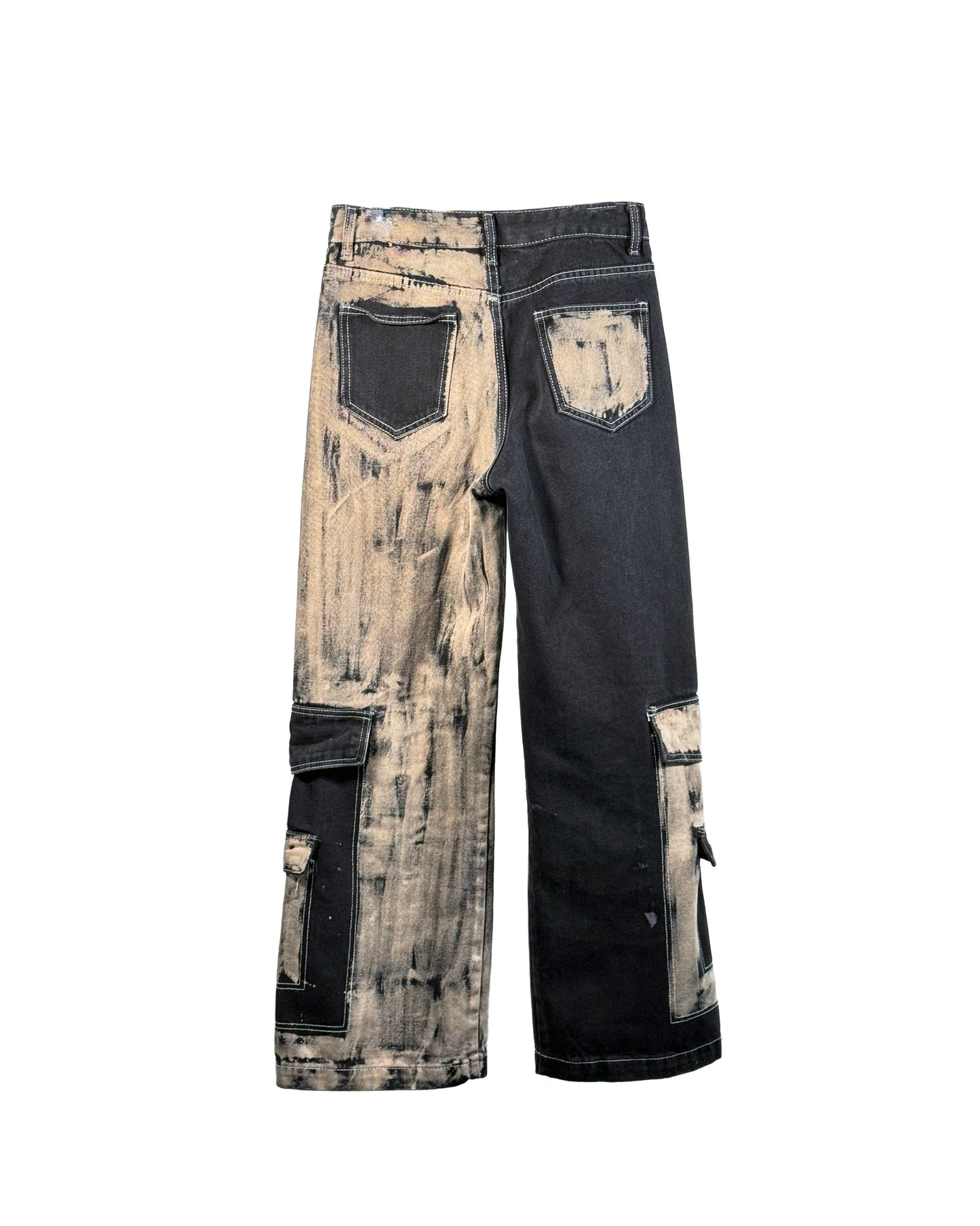 Mirror Effect Cargo Pants