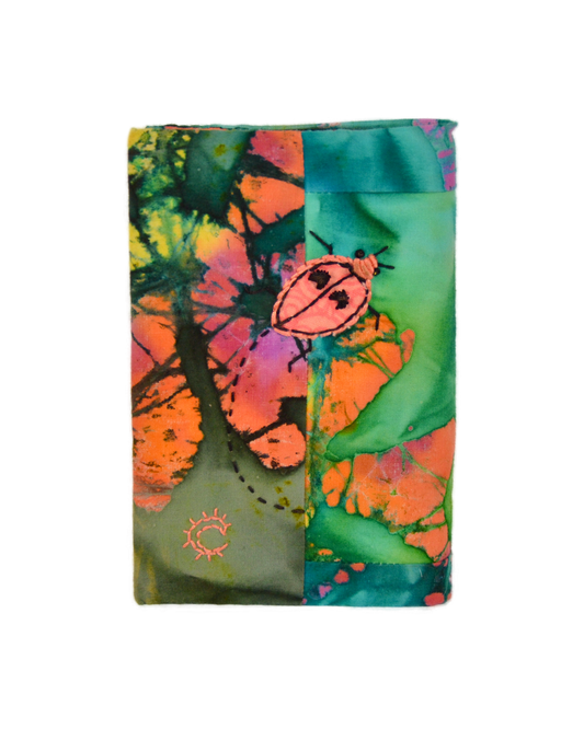 Green Dragonfly Embroidered Diary Cover