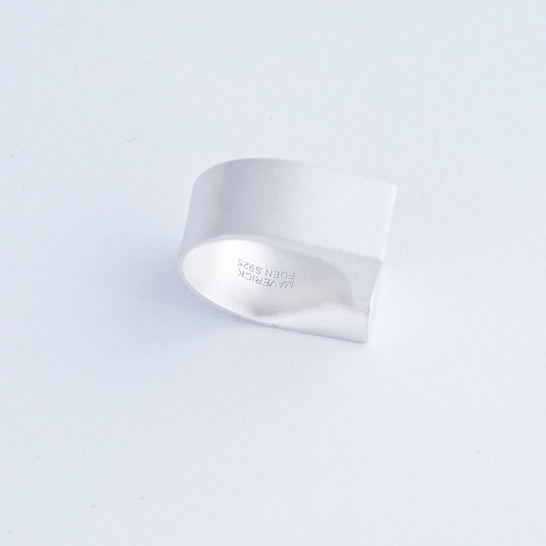 Silver Geometric Blossom