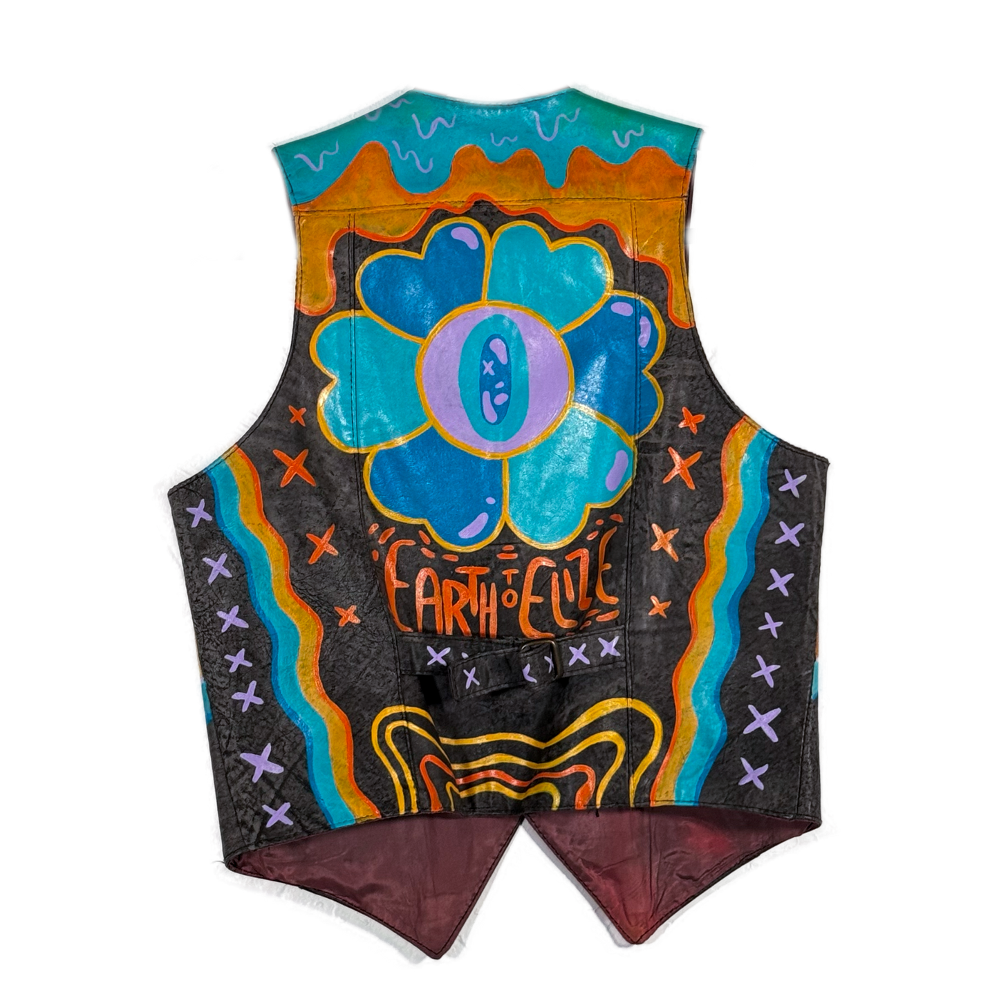 Space Cadet Hand Painted 'Space Cowboy' Vest