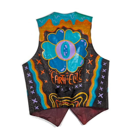Space Cadet Hand Painted 'Space Cowboy' Vest