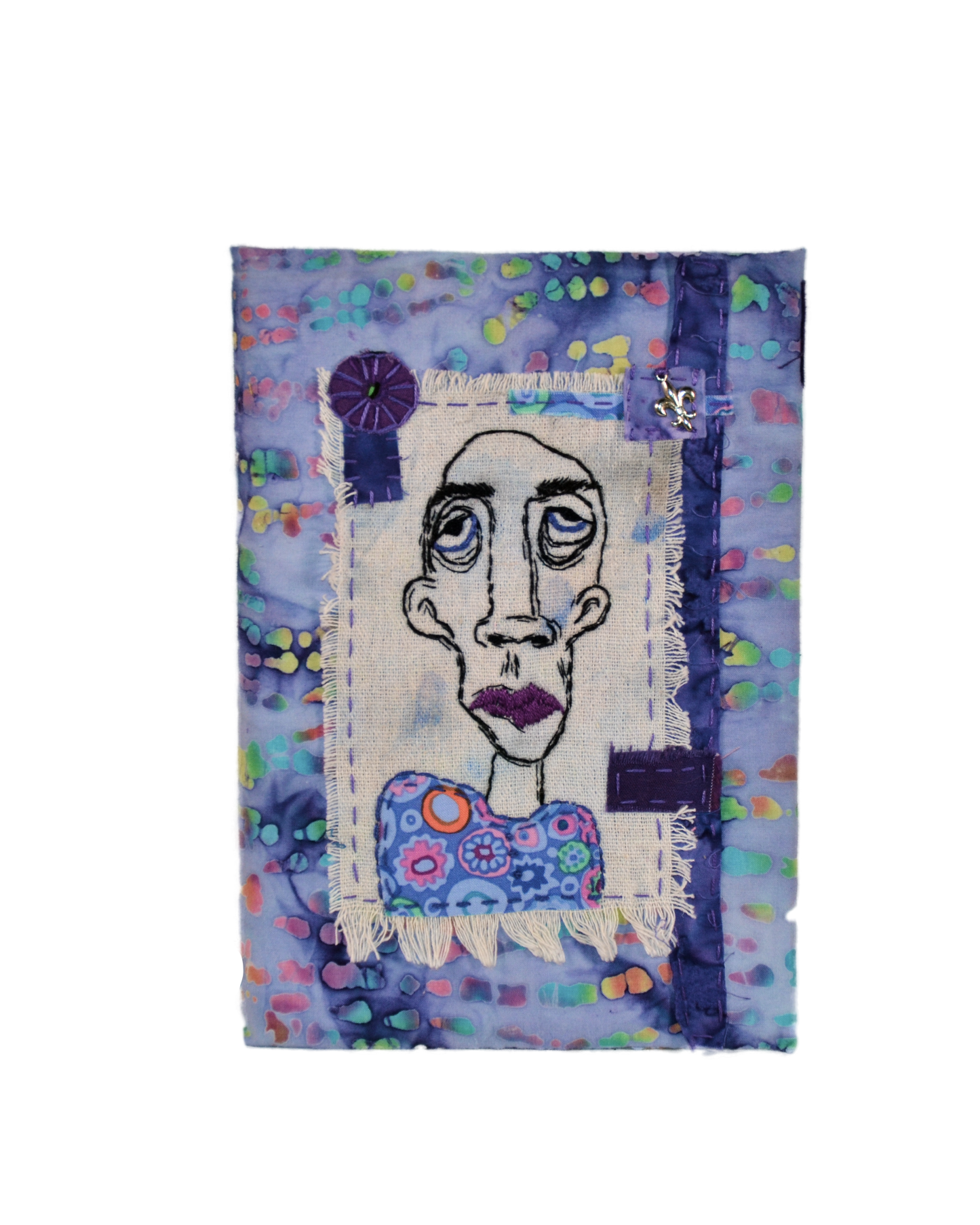 Groovy Purple Diary Cover